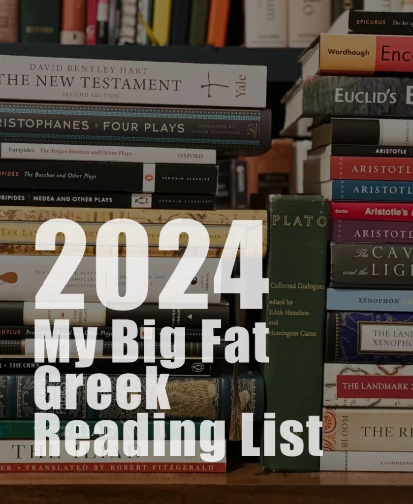 2024 Reading List Big Fat Greek Reading List